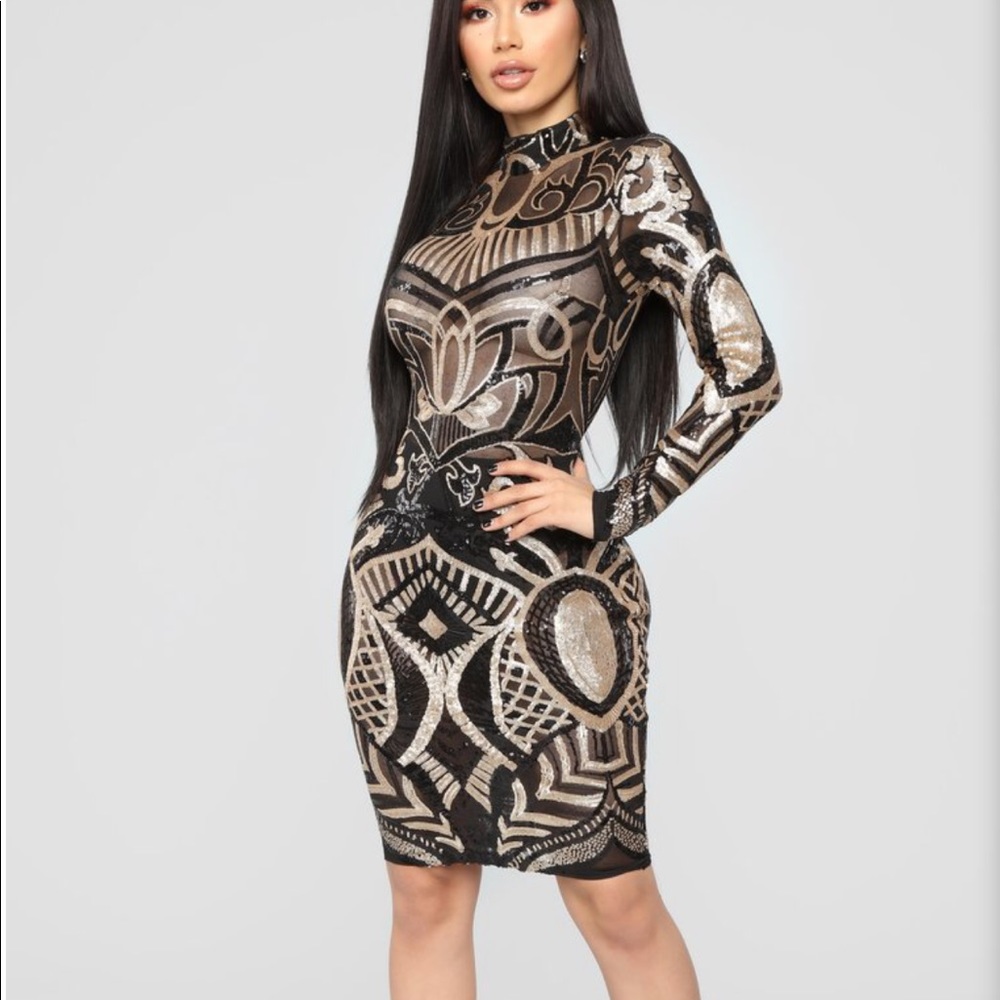 Fashion Nova Midi Dress (new with tags)